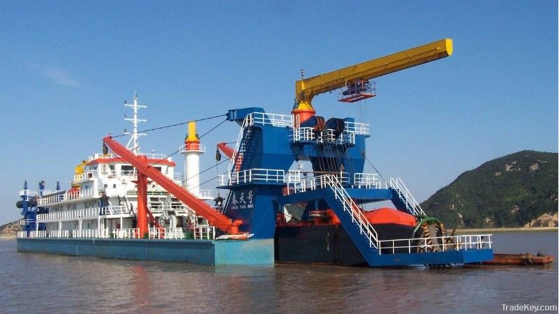 Cheap used dredger cutter suction dredger & trailing suction dredger