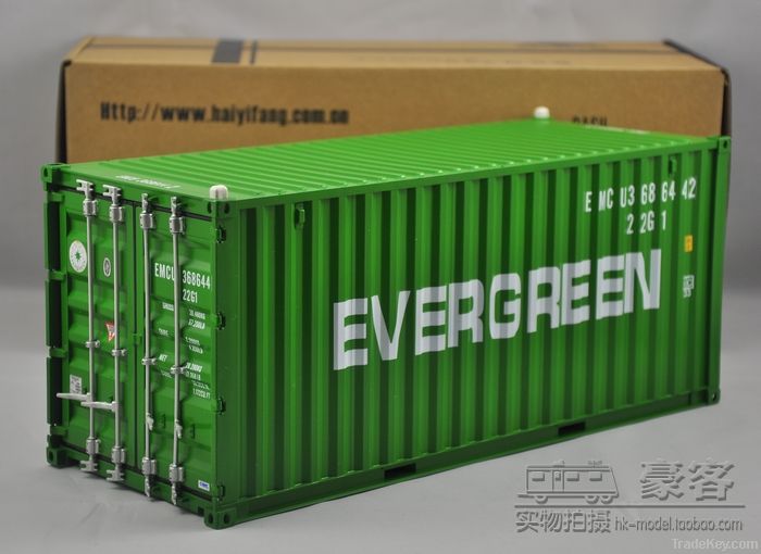 1:20 shipping container model evergreen