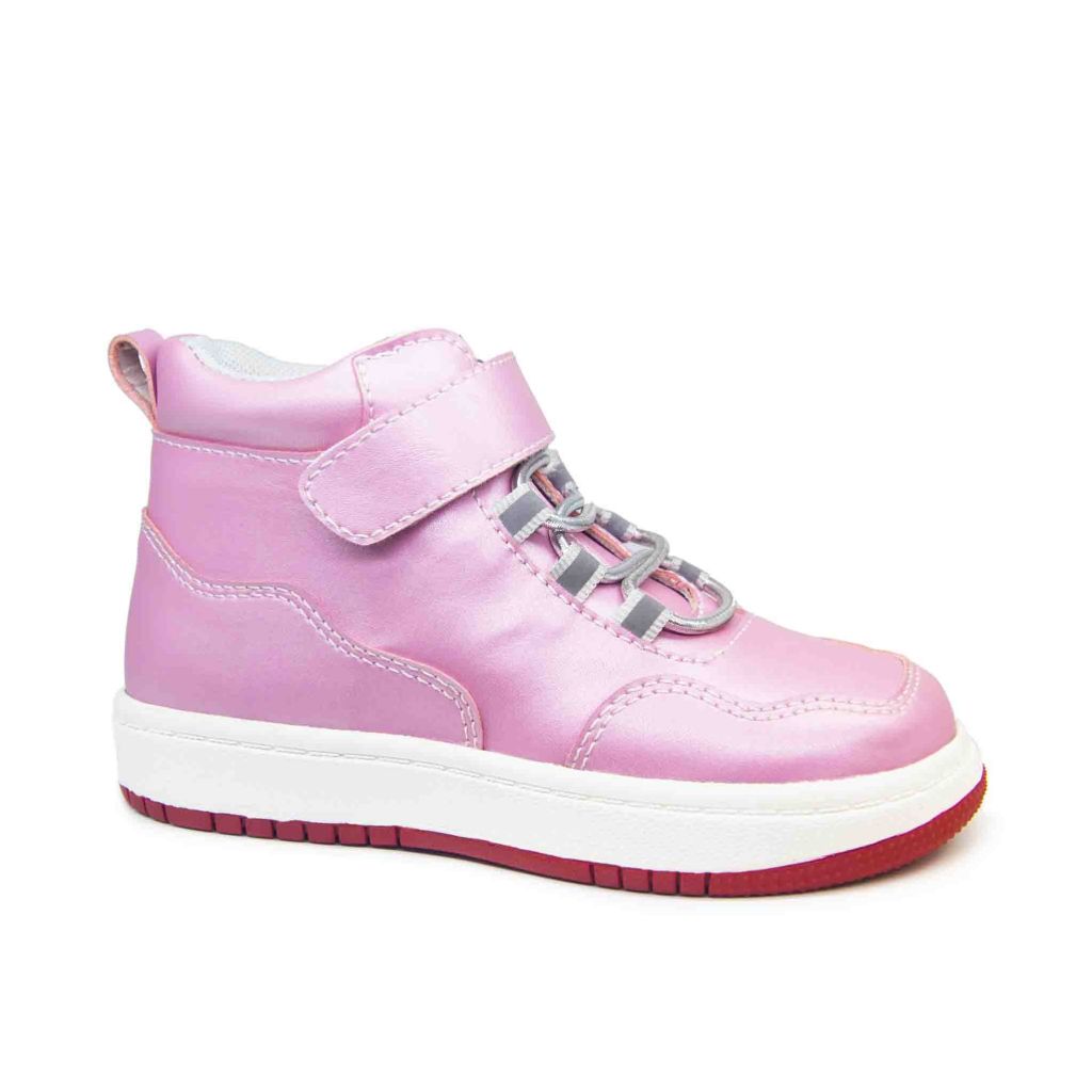 1619384 Girl Pink Skateboard Sneaker Kids Orthopedic Shoes Sport Shoes High Top