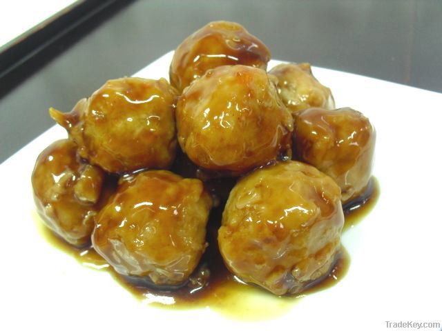 CHICKEN BALL 13-15G. (With glazing)