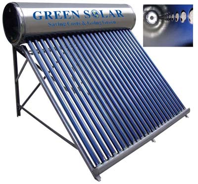 low pressure solar water heater