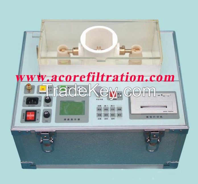 Insulating oil tester, Transformer oil tester