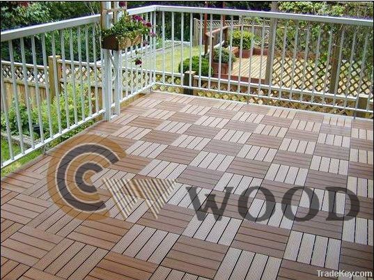 wpc decking tiles for terrace