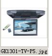Roof mounted LCD monitor