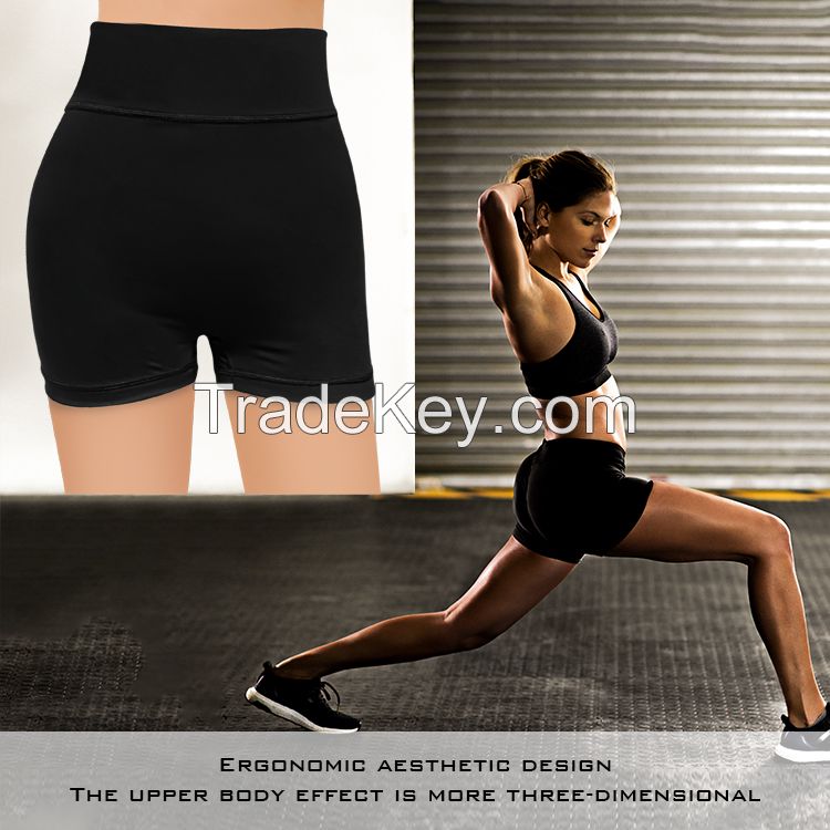 2022 hot sale washed active wear workout high waist sexy girls yoga shorts  skinny yoga pant for women By SHENZHEN XINKANG HEALTH TECHNOLOGY CO., LTD