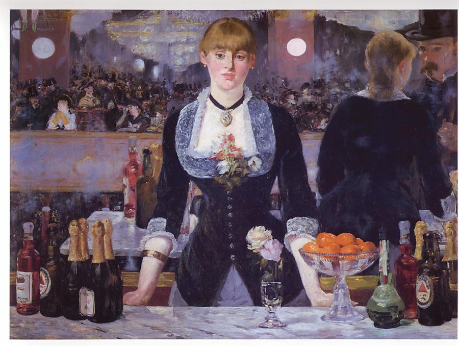 A Bar at the Folies-Bergeres by Edouard Manet