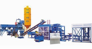 Cement brick forming machine