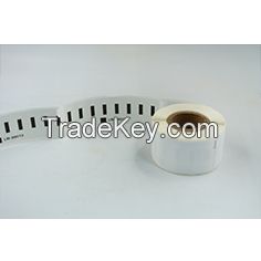 compatible LW-99010 28mmx89mm black on white thermal paper roll for Dymo LW label printer