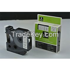 compatible Dymo D1 45013 12mm black on white label for Dymo D1 label printer