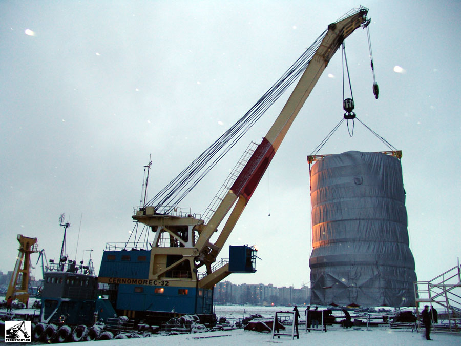 100 TON MARINE  - PROPELLED FLOATING CRANE