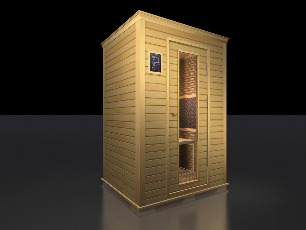 Tourmaline sauna room, fir sauna, dry sauna
