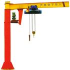 Column swing lever crane
