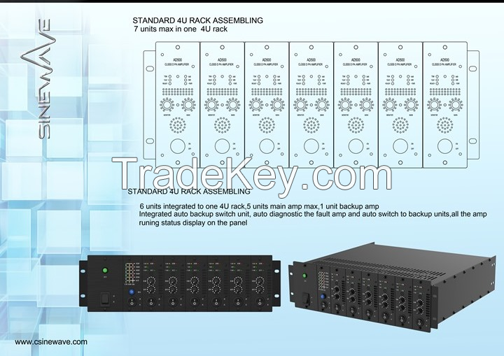 100V Output Transformerless Constant Voltage Amplifier