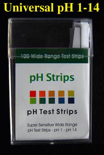 pH 1-14  test strips