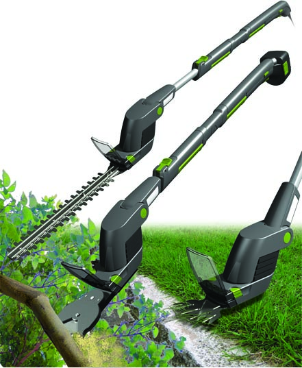 Cordless Telescopic 3 in 1 Multi Tool Hedge Trimmer