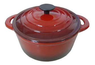 cast iron cookware enamel pot