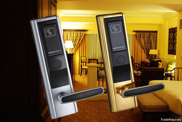 Hotel RF key card lock