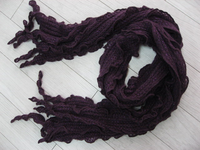 lady's knit scarf