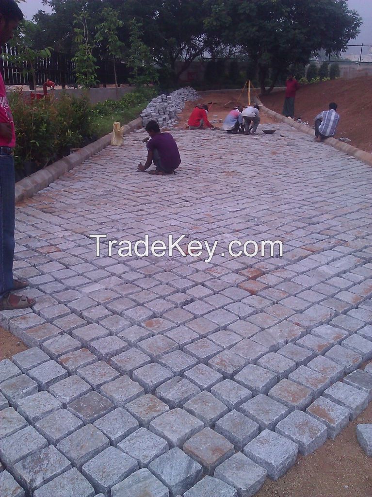 cobblestones, Benches, Landscaping products,