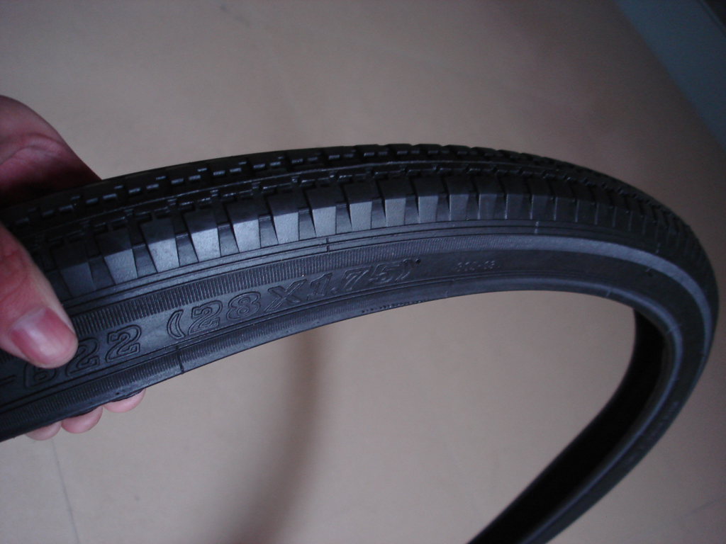 rubber bicycle tyre