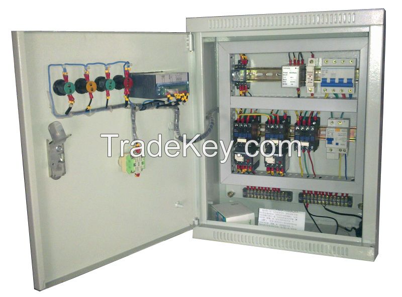 Electric control box for cold store and freezer room refrigeration system