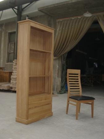 Wooden Bookcase &amp; Cupboard