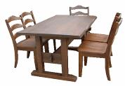 Ash Wood Dining Table &amp; Chair