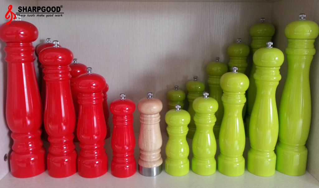 Pepper Mills With High Grand Uv Color Painting