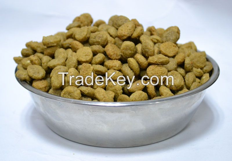 Dry pet dog food