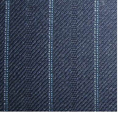wool serge fabric with stripe