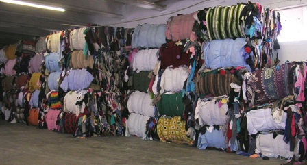 Used clothes bales