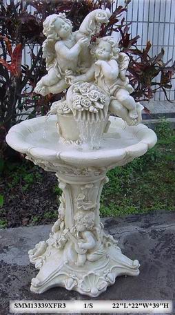 garden fountain