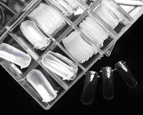 100pcs Dual Form Nail System For Uv / Acrylic Nail Art Tip