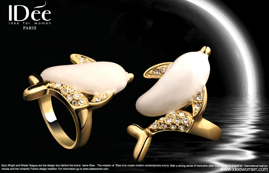 fashion beatiful jewelry 18K gold-filled ring