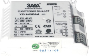 ELECTRONIC BALLAST FC 40W