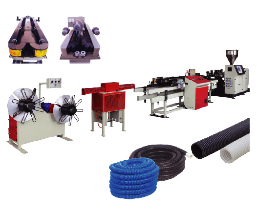 PEPP single corrugated pipe extrusion machine