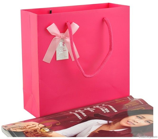 paper color printing gift hangbag