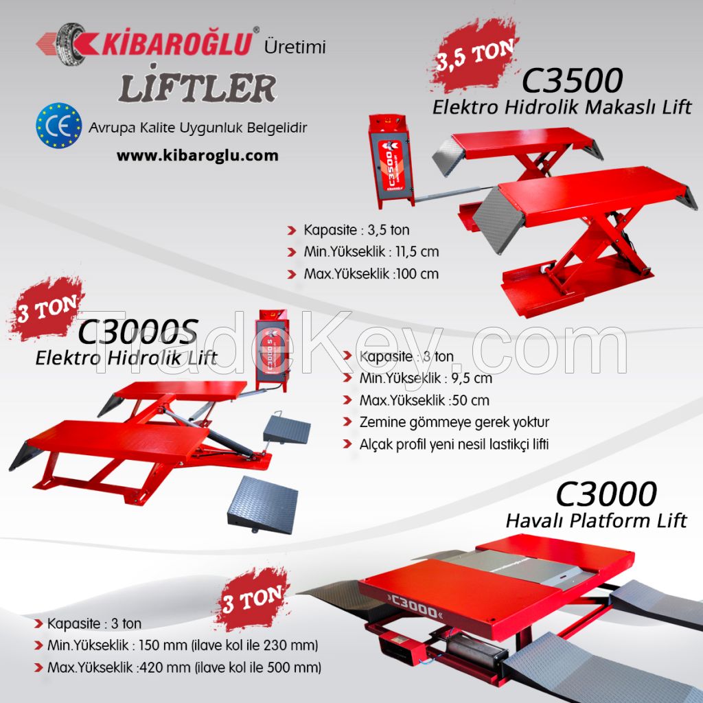 C3000S Electro-hydraulic 50cm maximum height lift