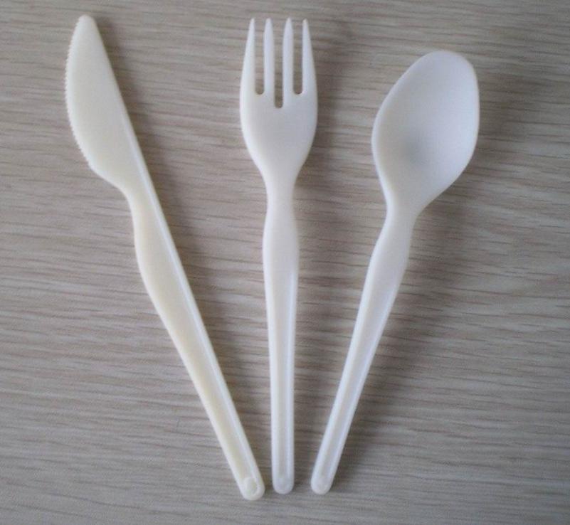biodegradable disposable plastic cutlery