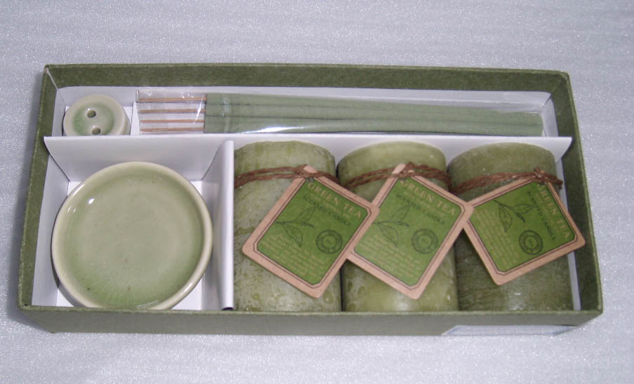 Scented candle gift box