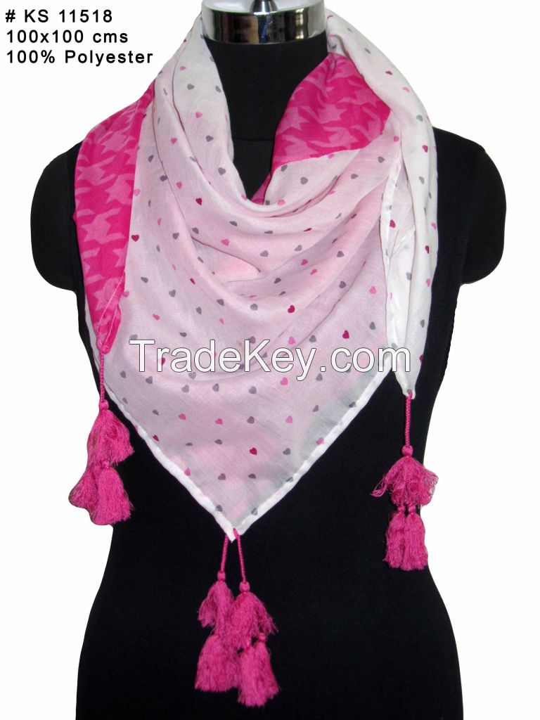 Printed poly stole