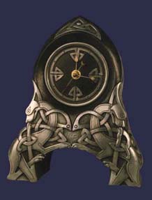celtic designed timepieces, clocks