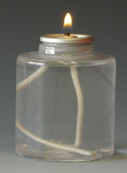liquid candle fuel cell