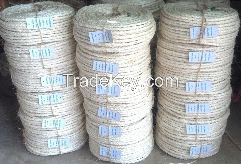 bleached sisal rope 6mm 