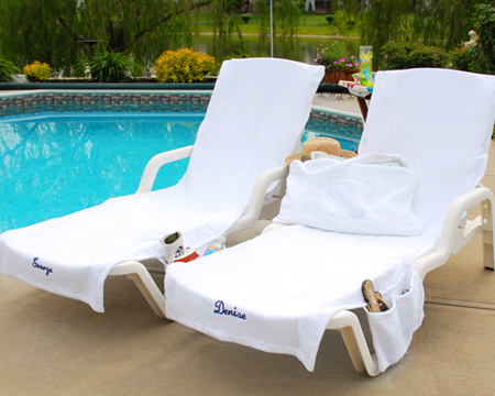 Beach Chaise Lounge Towels