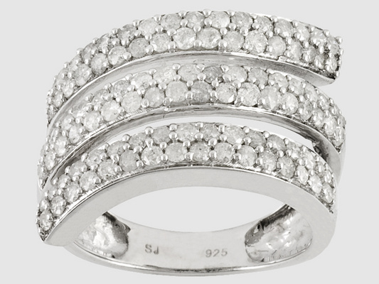 925 sterling silver rings set with diamond