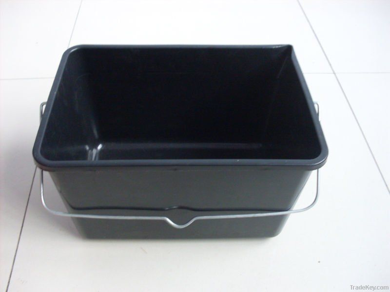 12 liter rectangular  paint plastic bucket