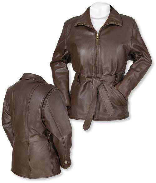 Ladies Leather Fashion Jacket