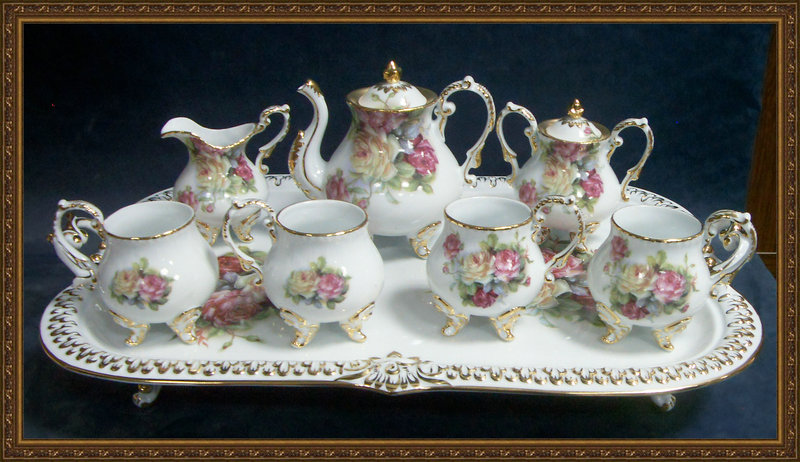 8pcs porcelain tea set