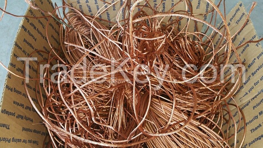 Scrap Metals/Non-Ferrous Materials / Ferrous Materials / copper scrap wire, copper, grade a cathode,
